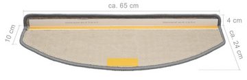 Stufenmatte Stufenmatten Sweet Halbrund Hellbraun 15 Stück, Metzker®, halbrund, Höhe: 14 mm, 15 Stück im Set - Hellbraun