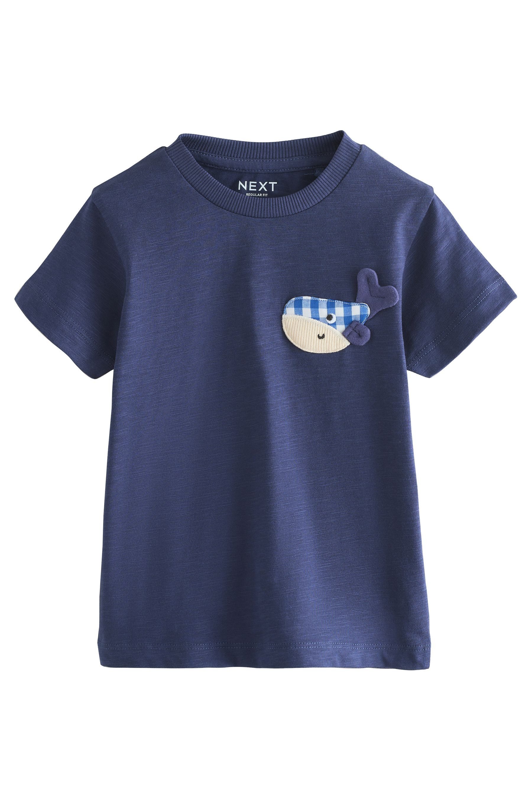 T-Shirt T-Shirts mit Applikation, 3er-Pack