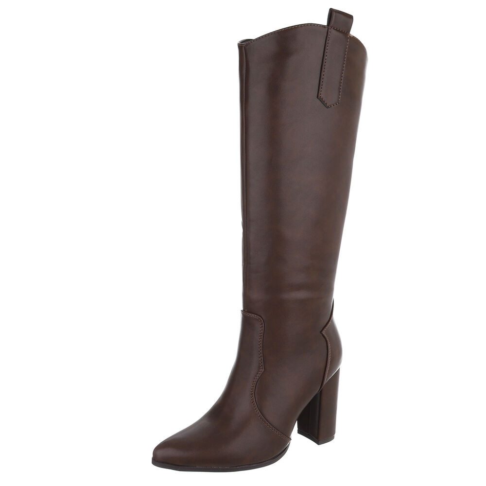 Damen Elegant High-Heel-Stiefel