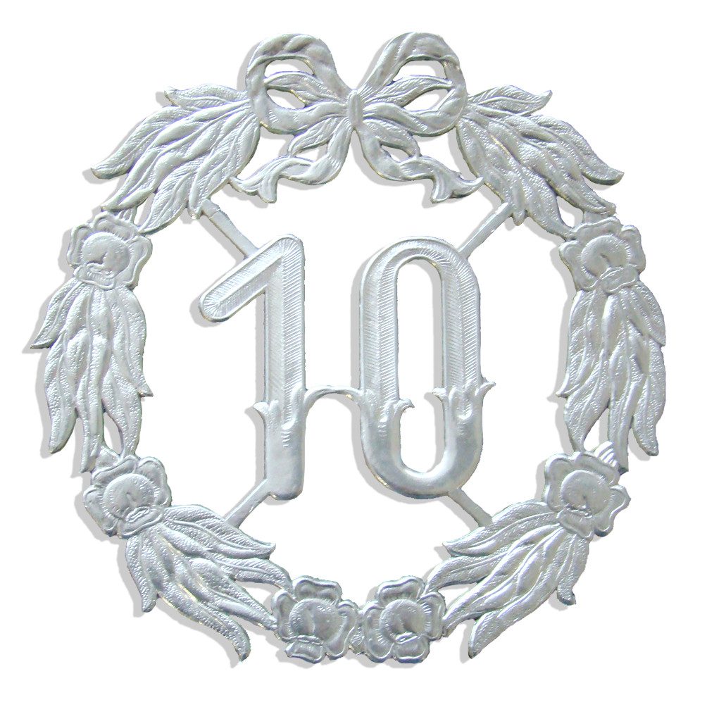 Kunze Deko-Buchstaben Jubiläumszahl 18 cm [Ziffer 10-100]