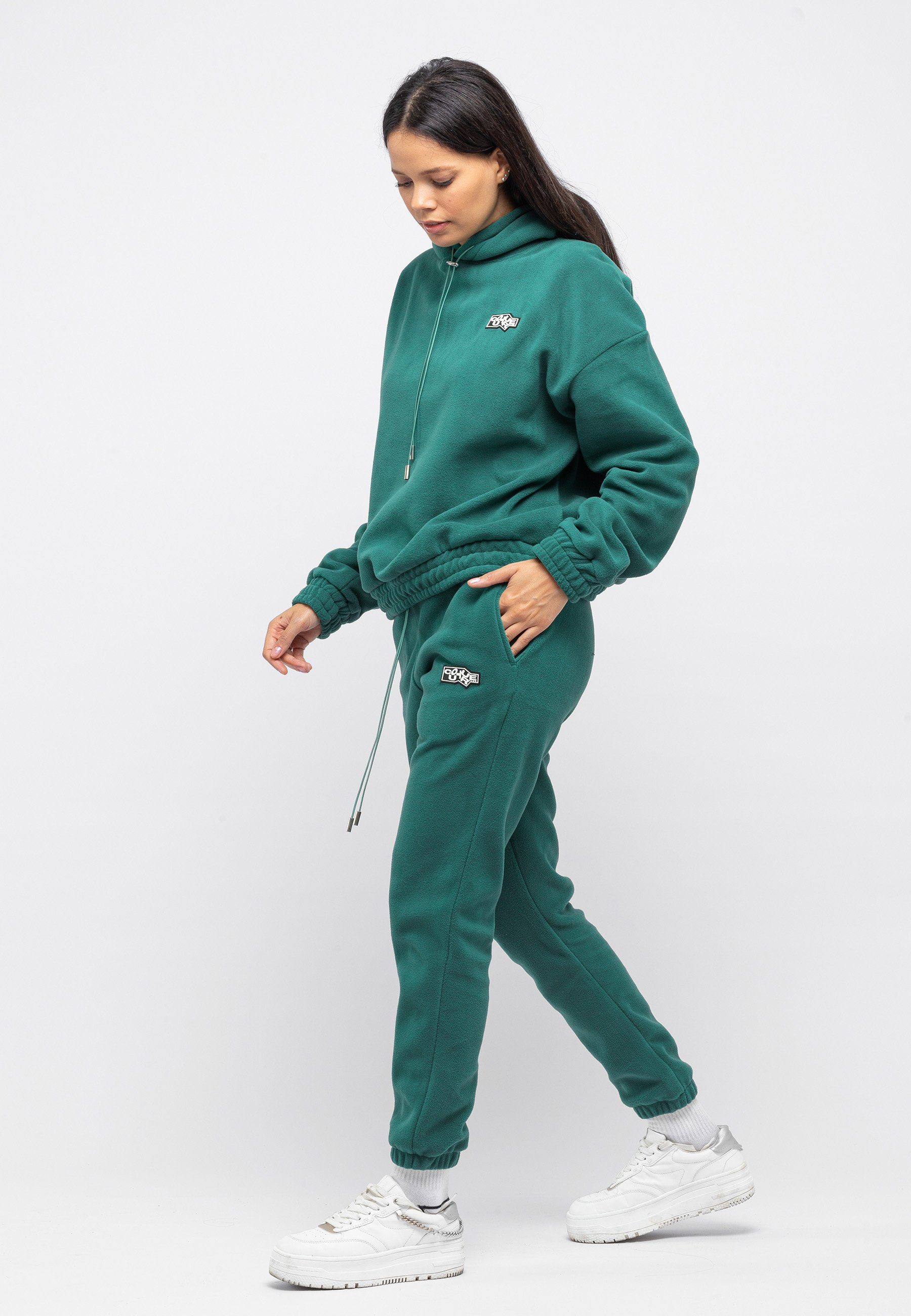 Tom Barron Freizeitanzug Oversize Fleece Tracksuit, mit modernem Design
