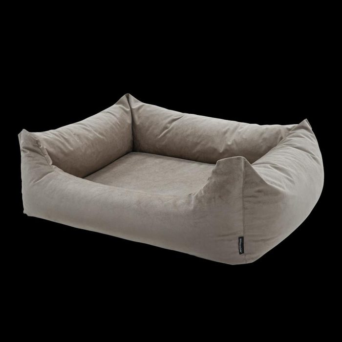 Madison Tierkissen Madison Velours Dog Bed Taupe L