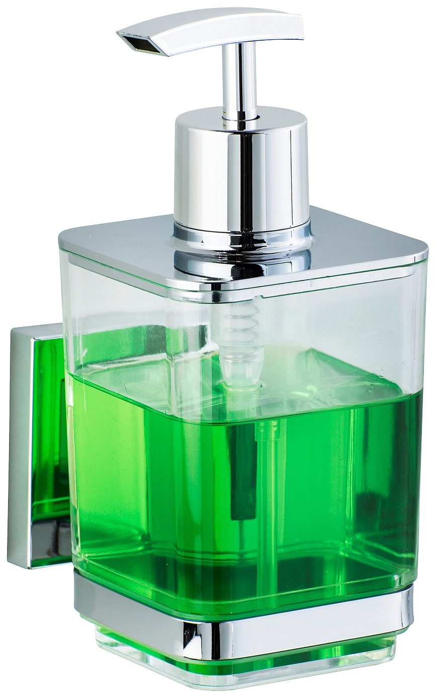 WENKO Seifenspender Vacuum-Loc Quadro, Befestigen ohne bohren günstig online kaufen