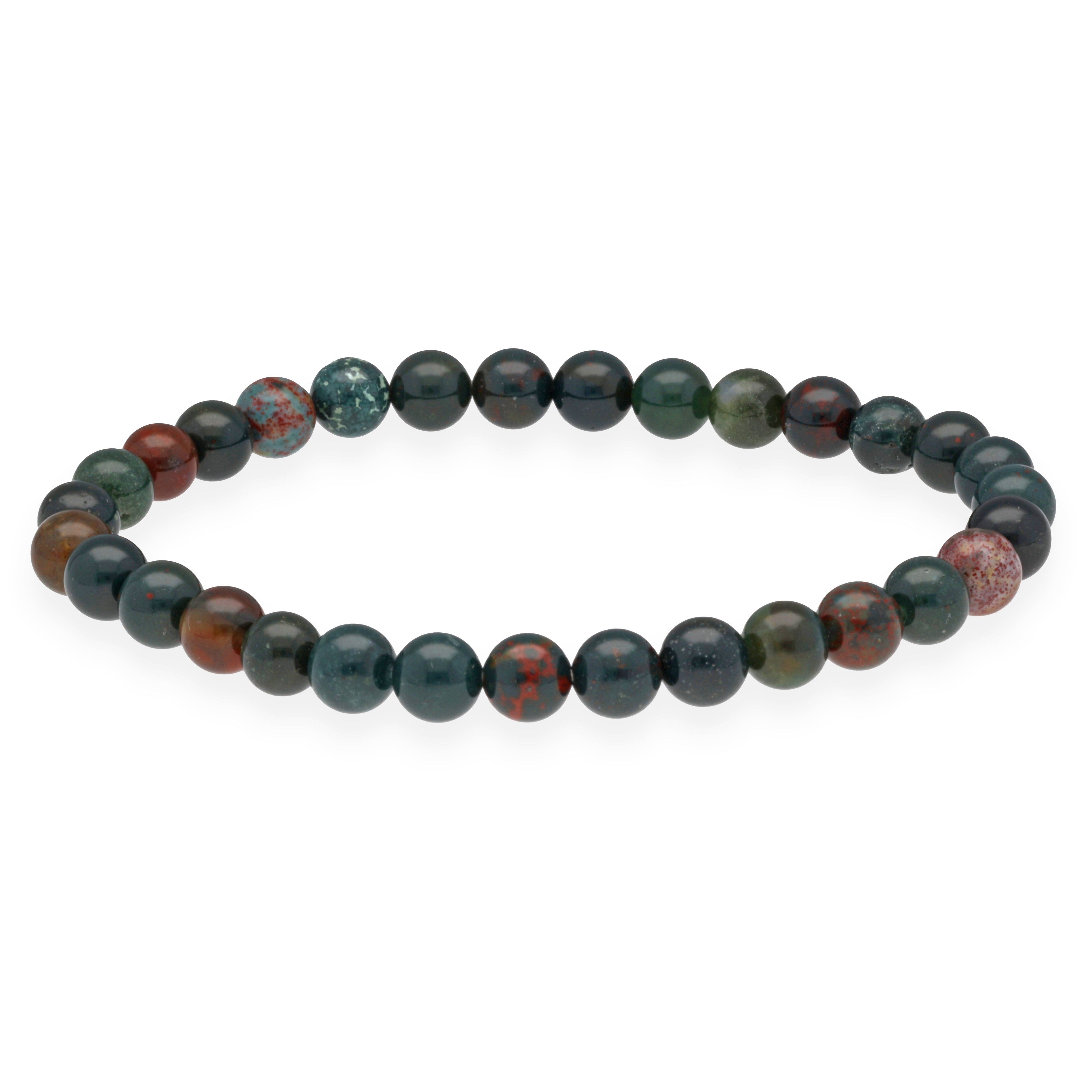 Armband Heliotrop Kugelarmband, 6 mm