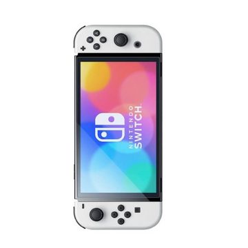 Protectorking Schutzfolie 3x 9H Panzerglas für Nintendo Switch Oled Displayschutz Schutzglas, (3-Stück), klar