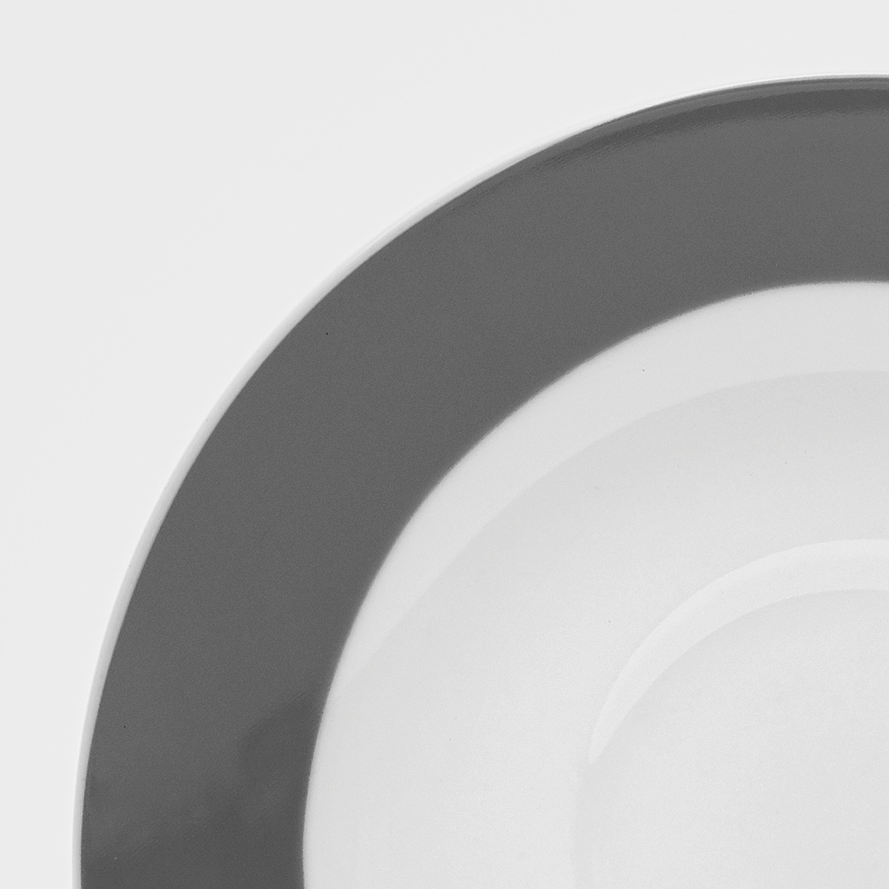 van Well Untertasse Teller Set, Vario, (6 St), Porzellan, spülmaschinen- und mikrowellengeeignet, Ø 14,5 cm