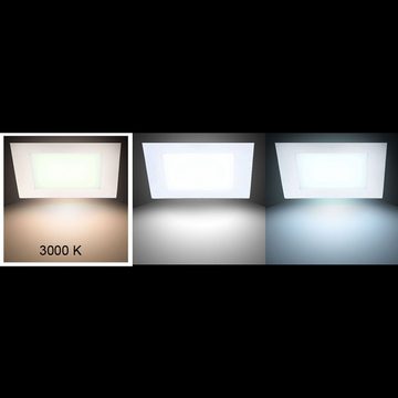 V-TAC LED Panel, LED-Leuchtmittel fest verbaut, Warmweiß, Hochwertiges LED Panel Decken Einbau Leuchte Raster Lampe Wand