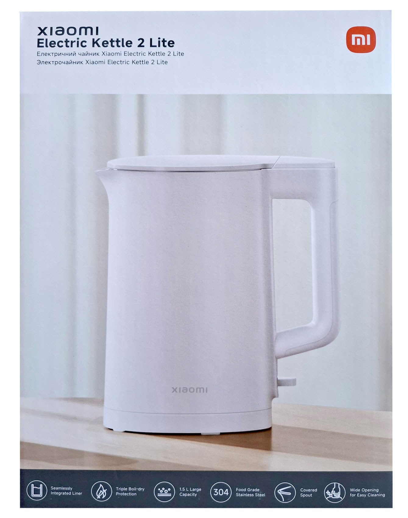Xiaomi Wasserkocher Xiaomi BHR9036EU Wasserkocher 1,5L 1500W weiß