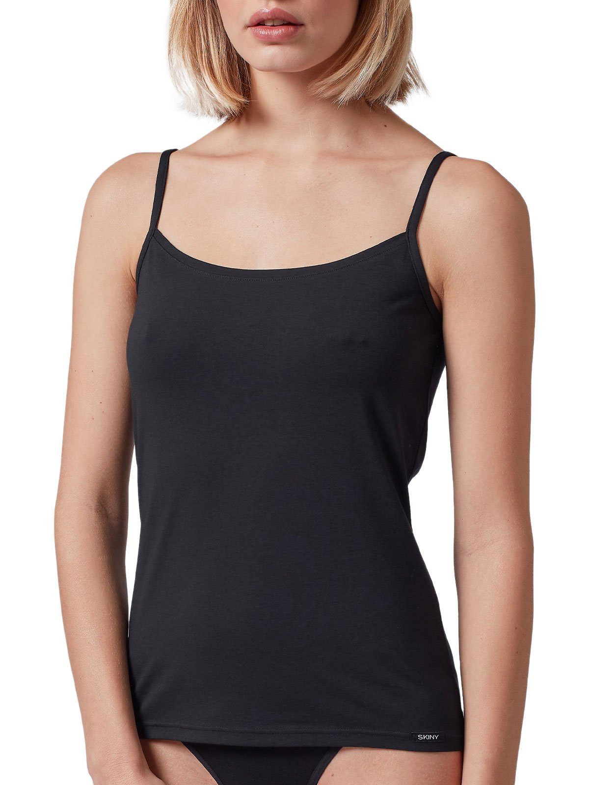Skiny Achseltop Damen Spaghettishirt Cotton Essentials günstig online kaufen