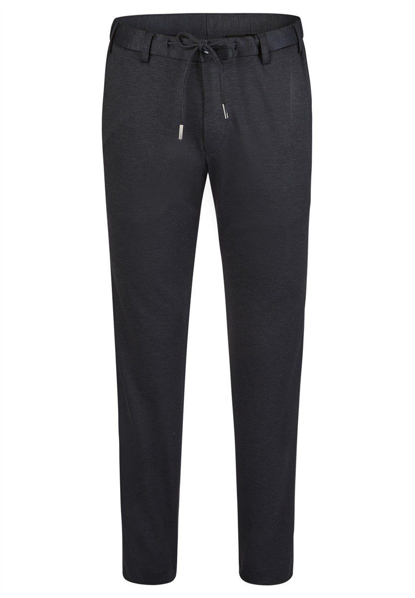 HECHTER PARIS Jogg Pants HECHTER Paris CASUAL Herren-JOGGPANTS Modern Blau Microdesign