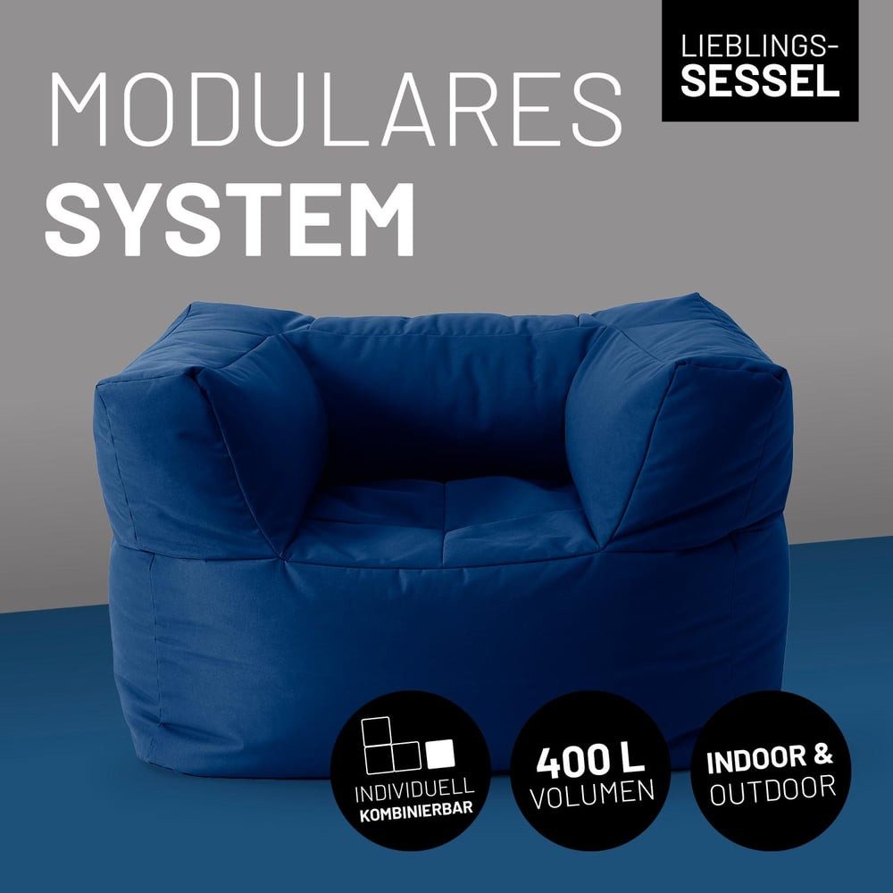 Lumaland Sitzsack Modulares System Für drinnen & draußen Der Sessel, Modula günstig online kaufen