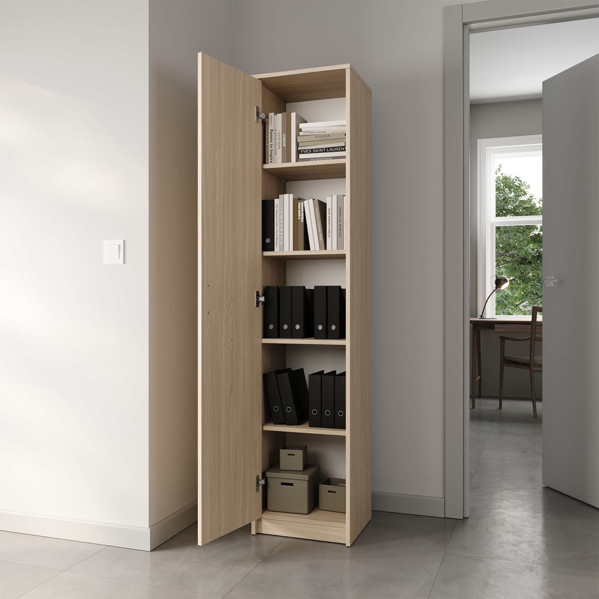 Home Collective Aktenschrank Bücherregal Kleiderschrank Regal 40cm breit 18 günstig online kaufen