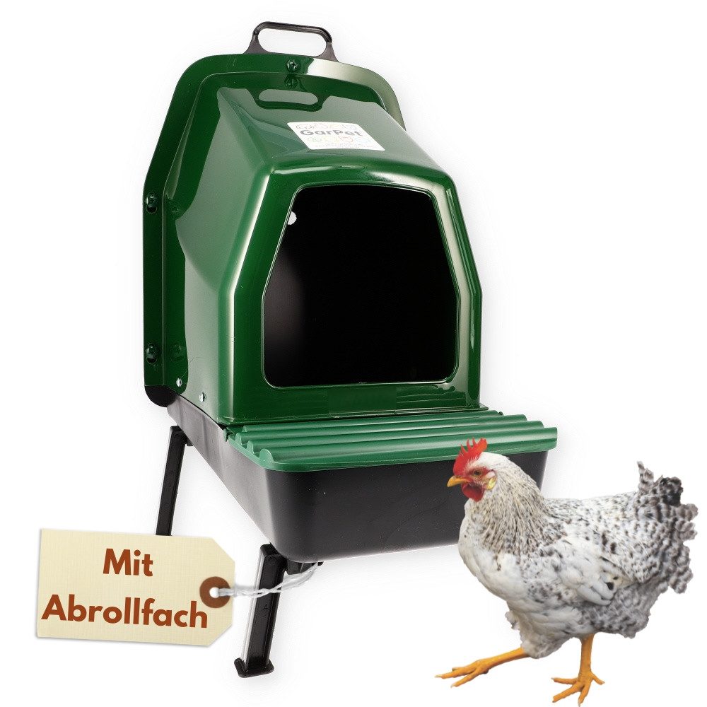 GarPet Vogelkäfig Legenest Hühner mit Füße Abrollnest Kunststoff Brut Nest