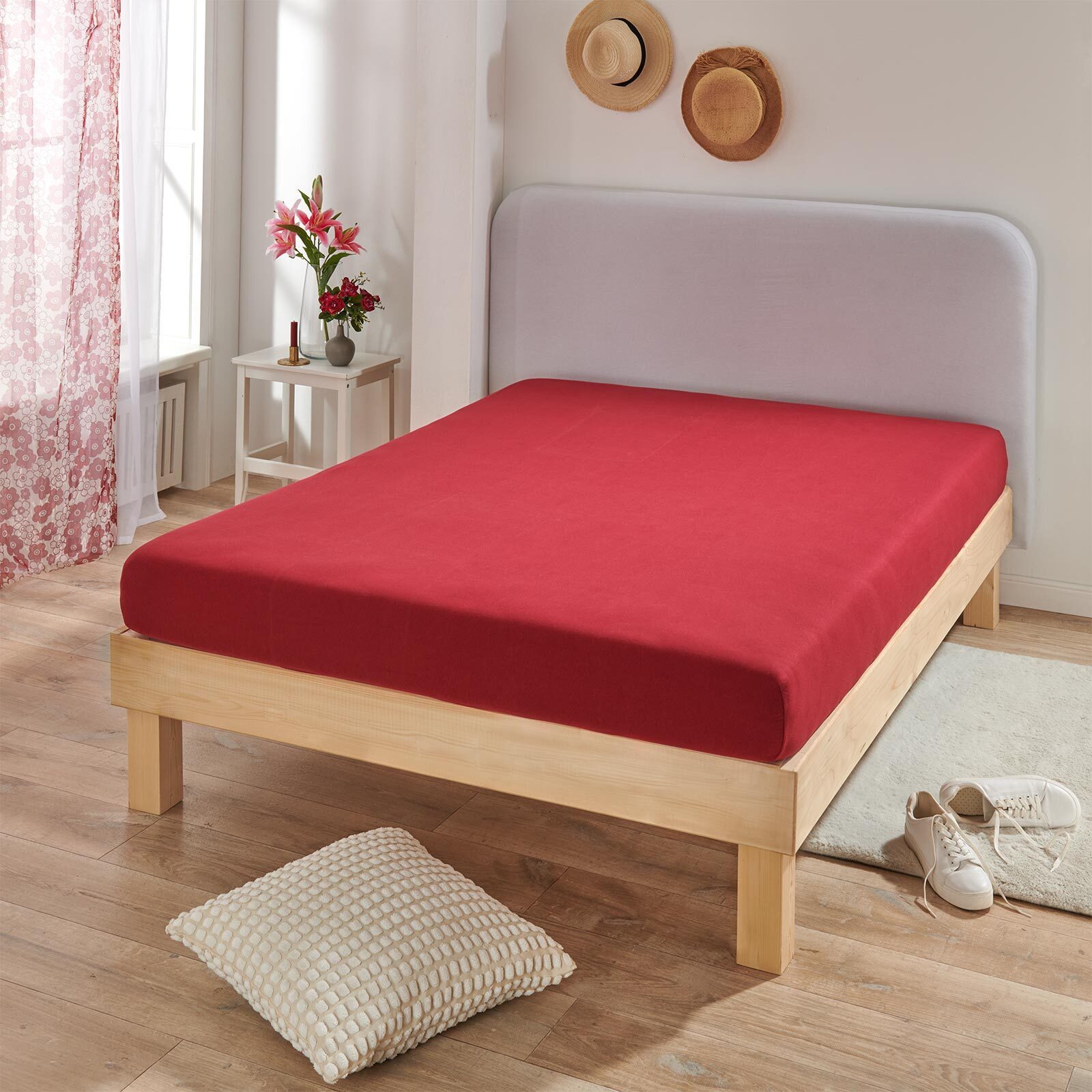 BETTWARENSHOP Spannbettlaken Boxspring, Jersey, Gummizug: Rundumgummi, (1 S günstig online kaufen