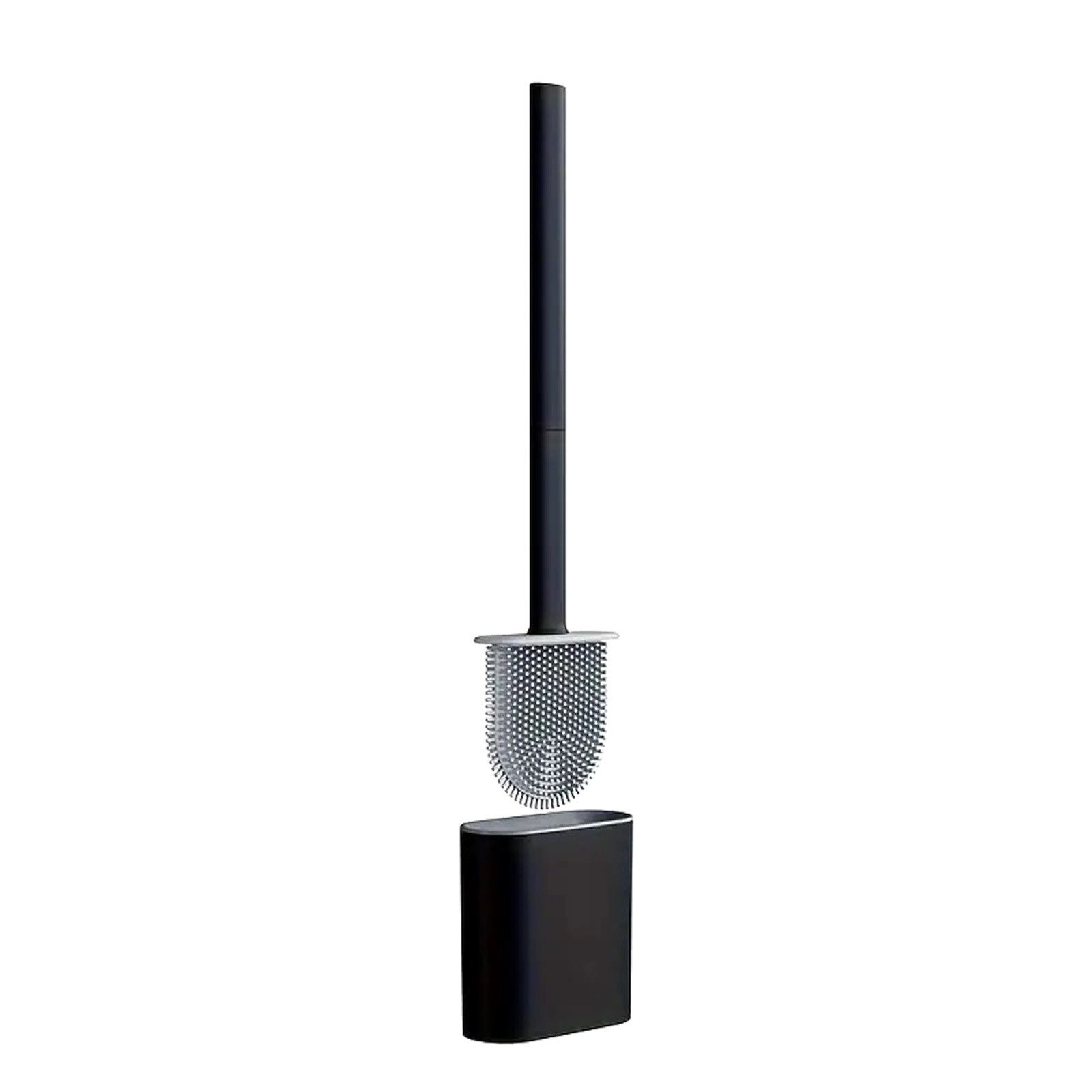 HAC24 WC-Garnitur Silikon Toilettenbürste Flach WC-Bürste günstig online kaufen