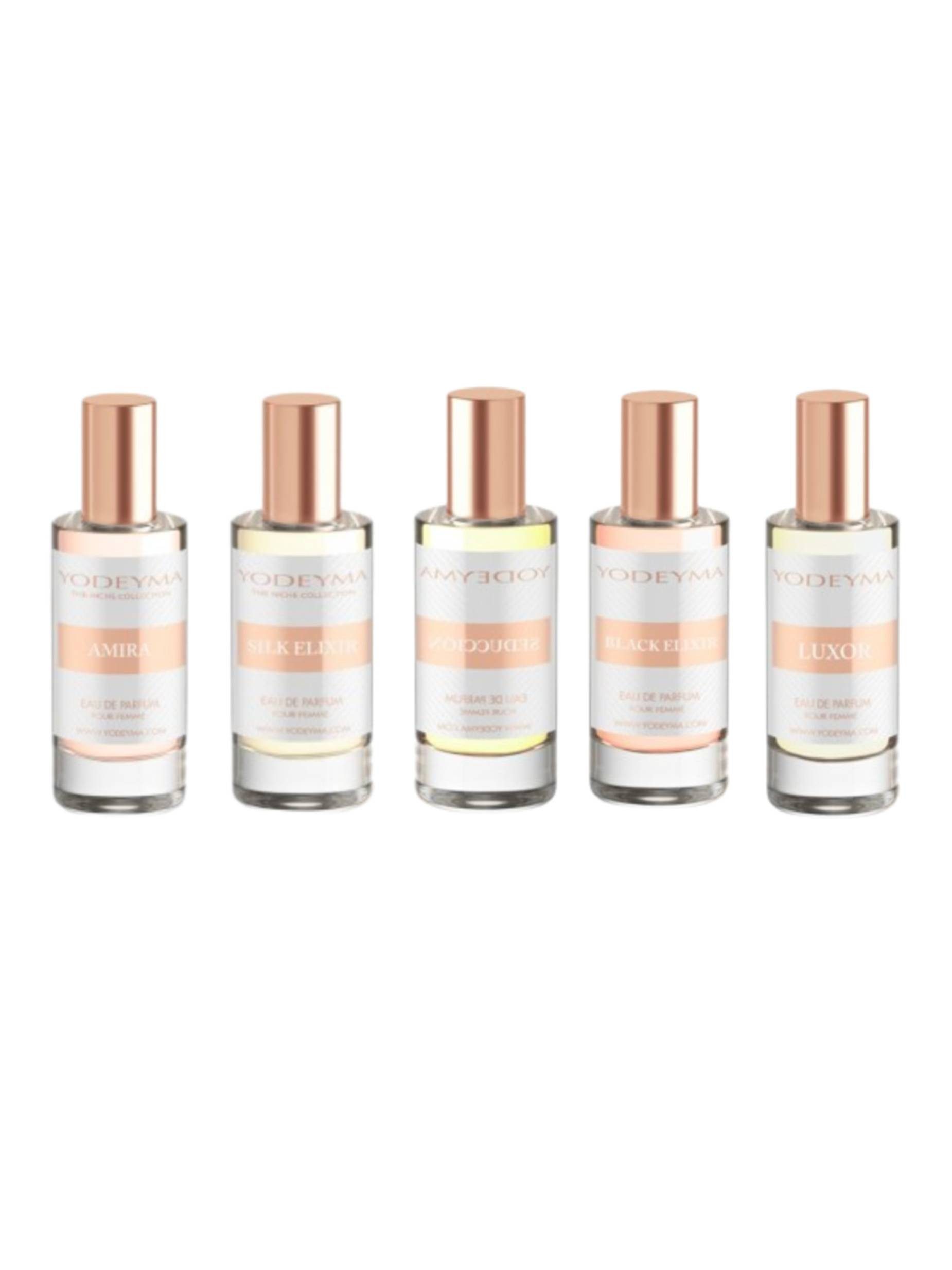 YODEYMA Eau de Parfum Yodeyma Schnupper-Set Goldene Verführung 5 x 15 ml