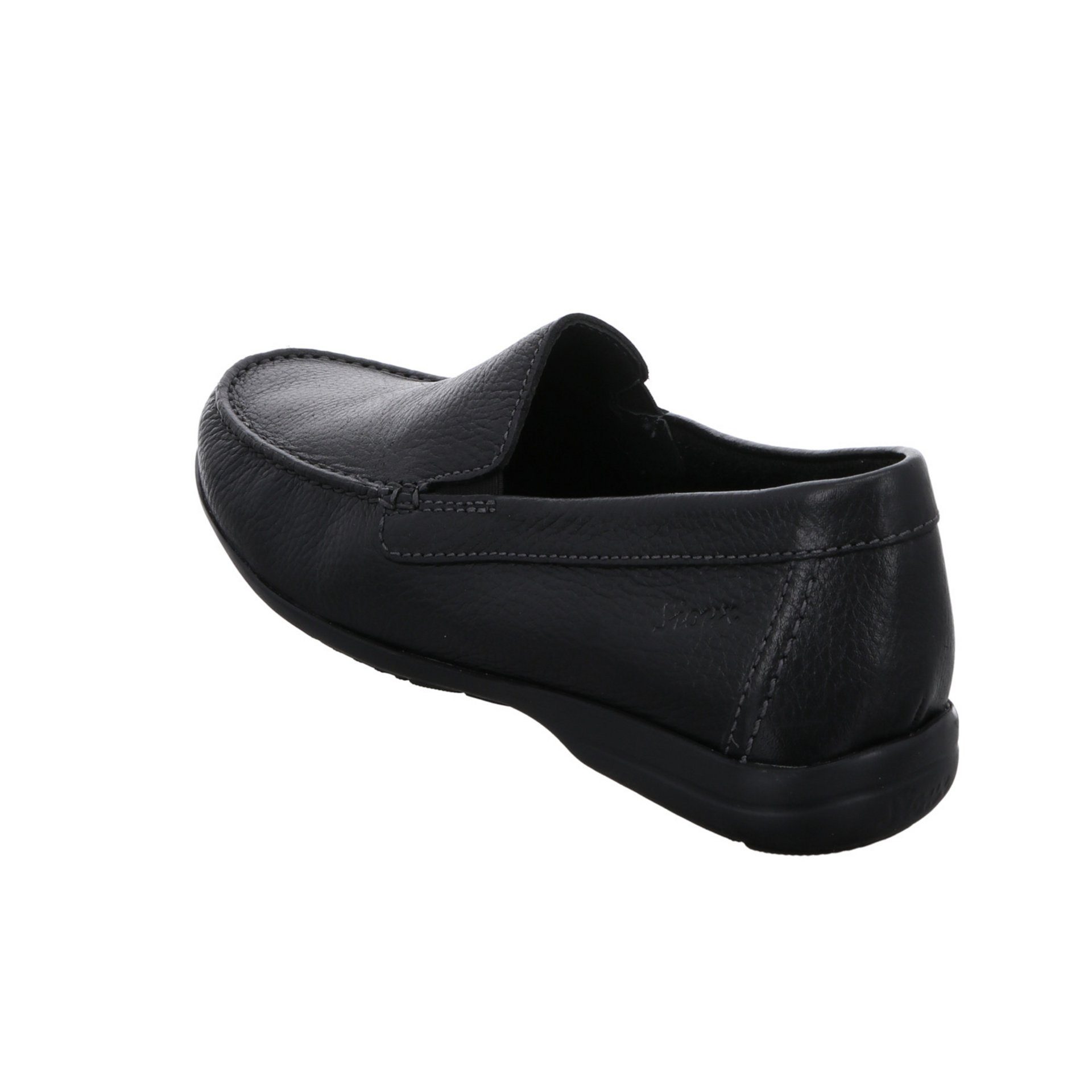 SIOUX Gilles Glattleder schwarz Mokassin Schuhe Slipper dunkel Herren Mokassins