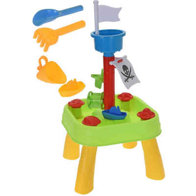 Koopman Wasserspieltisch Bunt, (1-tlg), Sandtisch, Kindertisch, Wassertisch, Gartentisch, Spielzeug