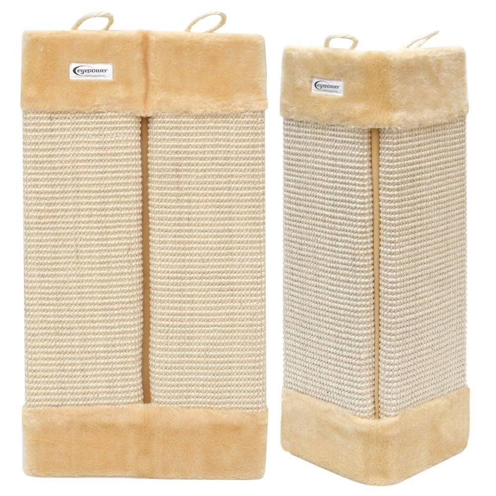 eyepower Kratzbrett Kratzbrett 50x23cm SISAL Kantenkratzschutz Matte, für Innen- und Außenecken