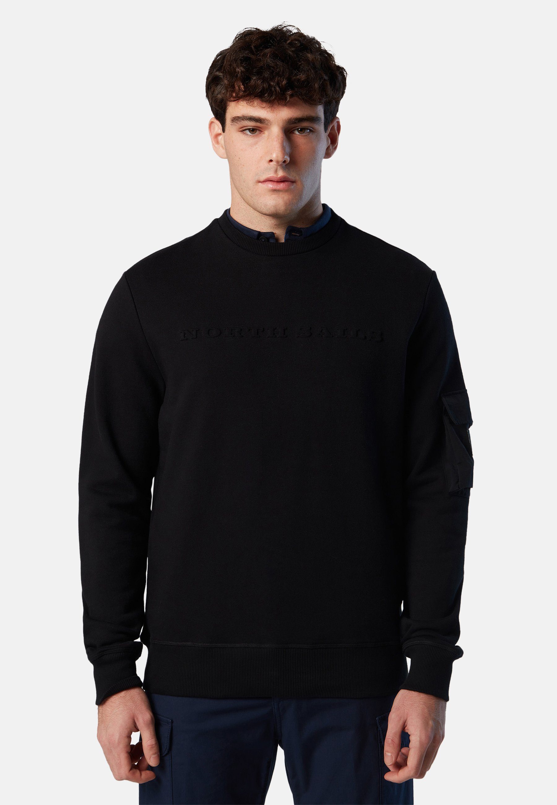 North Sails Fleecepullover Sweatshirt mit Tasche