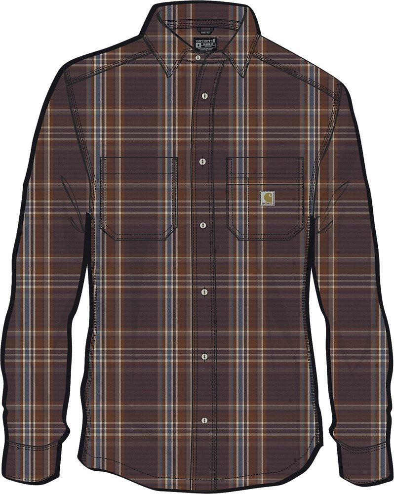 Carhartt Langarmhemd Long Plaid 107010