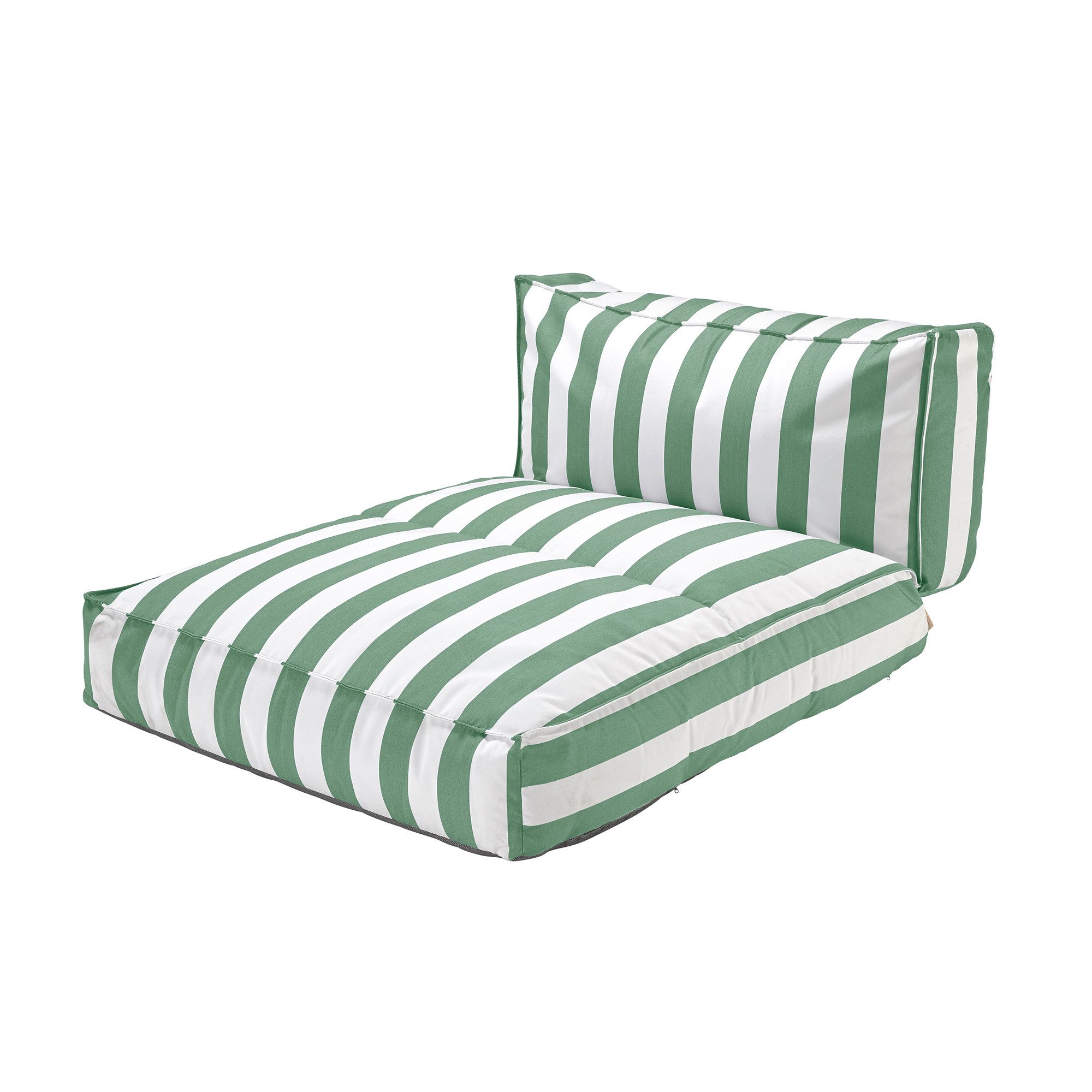 blomus Gartenliege -STAY- Outdoor-Bett Streifen 120x190cm: Urlaubsgefühle im Außenbereich, 1 St., Outdoor, Bett, Garten, Terrasse, Komfort, robust, pflegeleicht, wetterfest