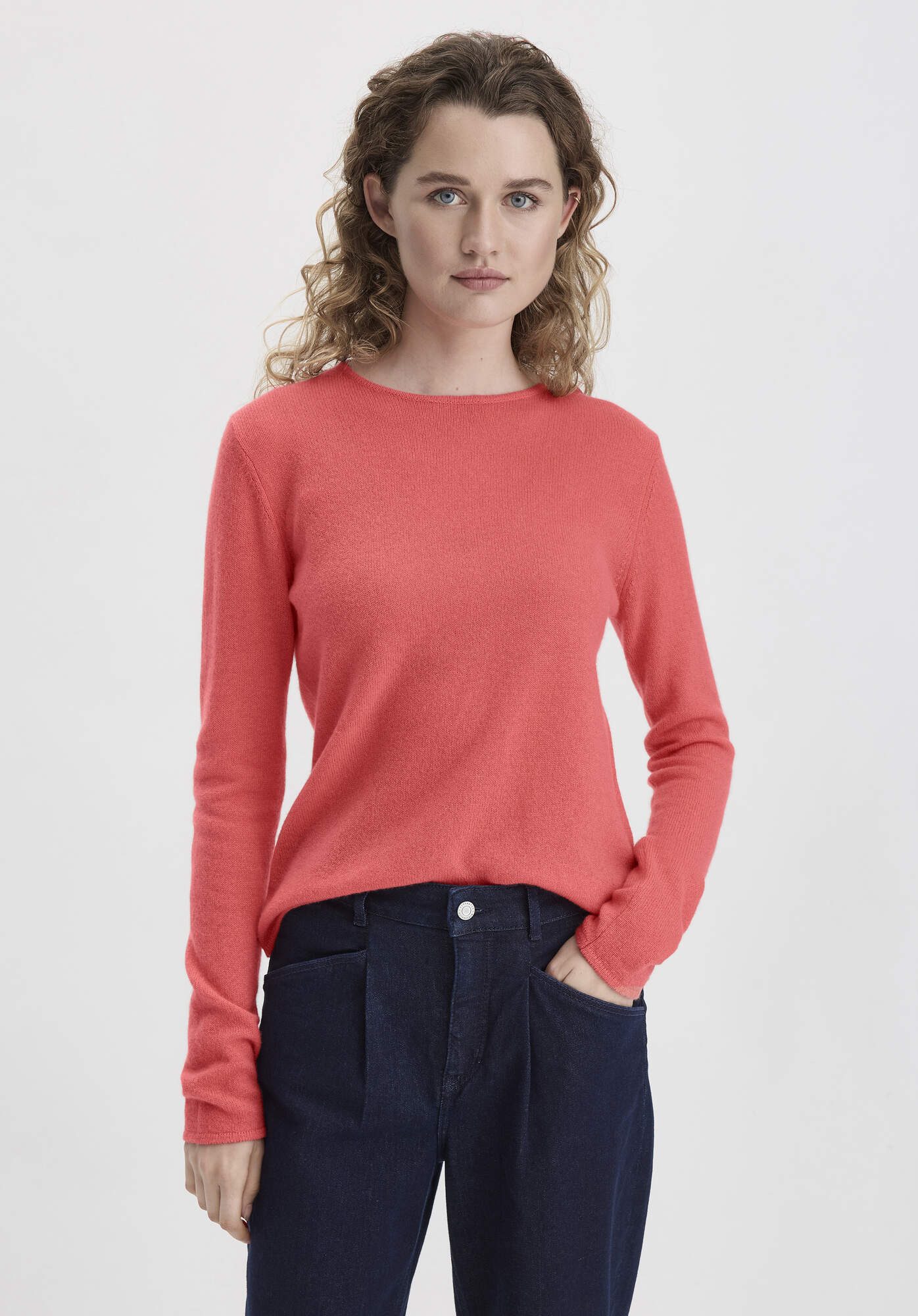 Hessnatur Strickpullover aus reinem Kaschmir (1-tlg) günstig online kaufen
