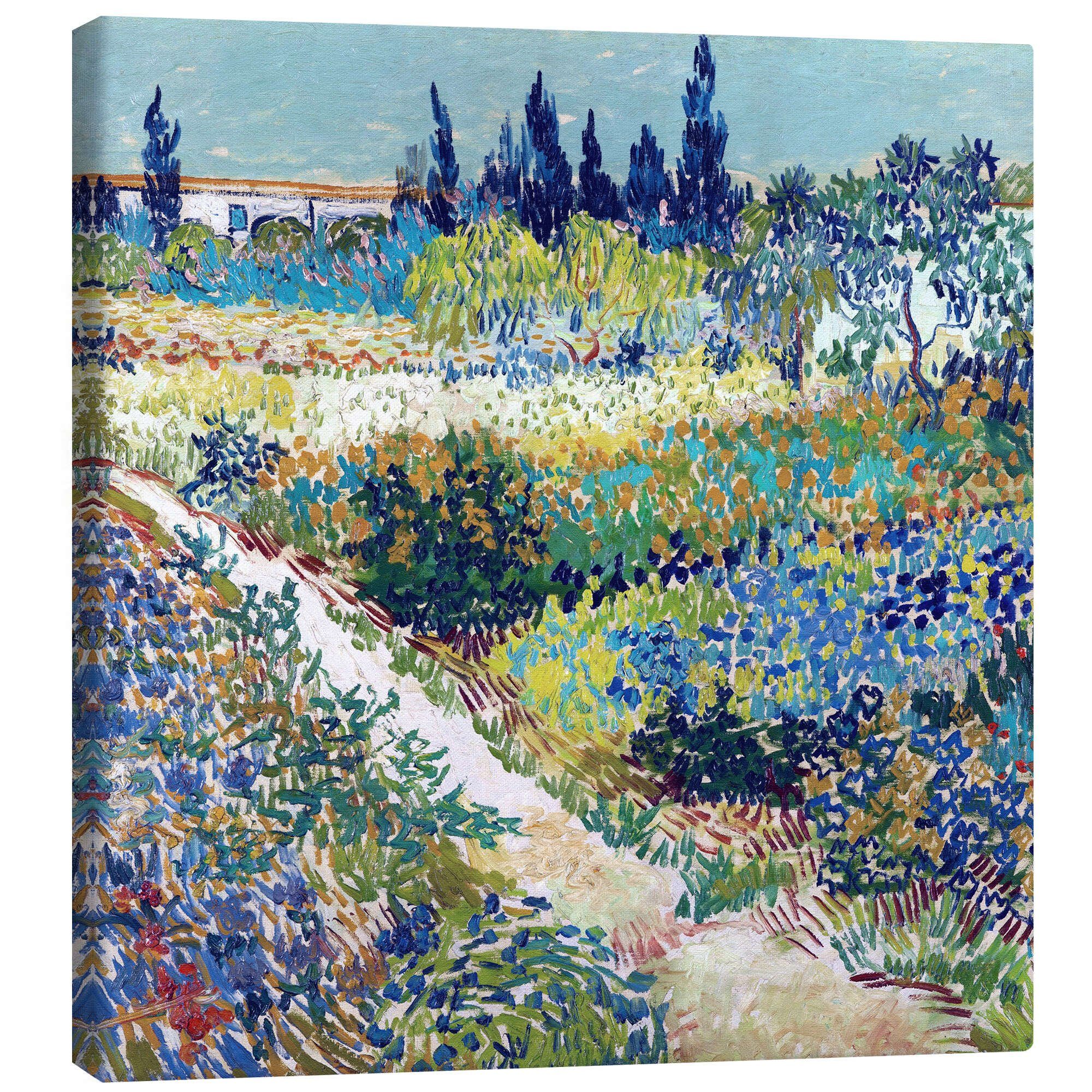 Posterlounge Wandbild Garten bei Arles (Detail), Vincent van Gogh, erhältlich als Poster, Leinwandbild, Wandsticker oder Acrylglasbild