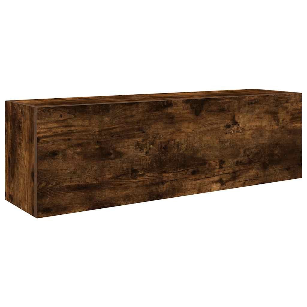 vidaXL Schrankmodule Bad-Wandschrank Räuchereiche 100x25x30 cm Holzwerkstof günstig online kaufen