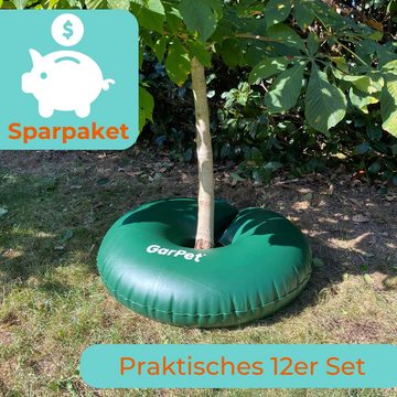 GarPet Gießkanne 12x Bewässerungs für Bäume Donut Wassersack für Gieß Ring Baum Sack