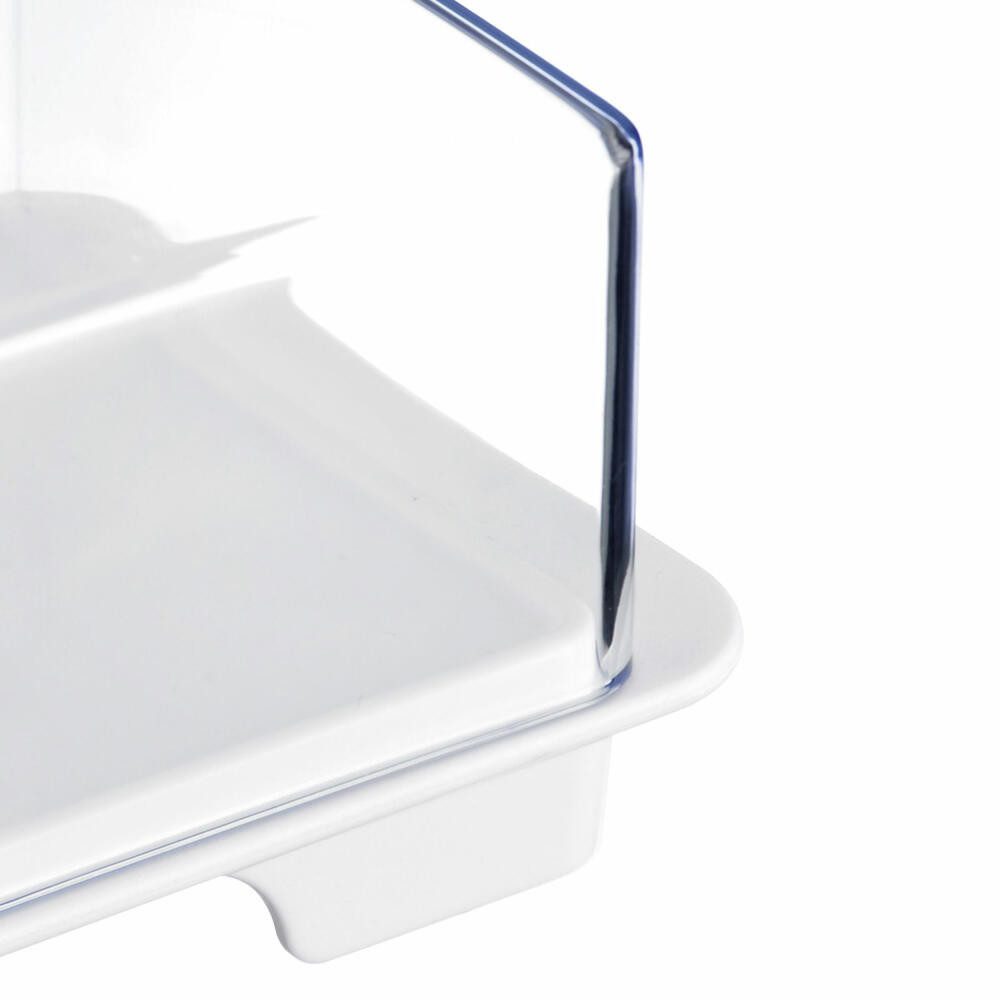 WESTMARK Butterdose Kunststoff, Exclusiv, Weiß/Transparent, Kühlschrank-Butterdose, PP, SAN