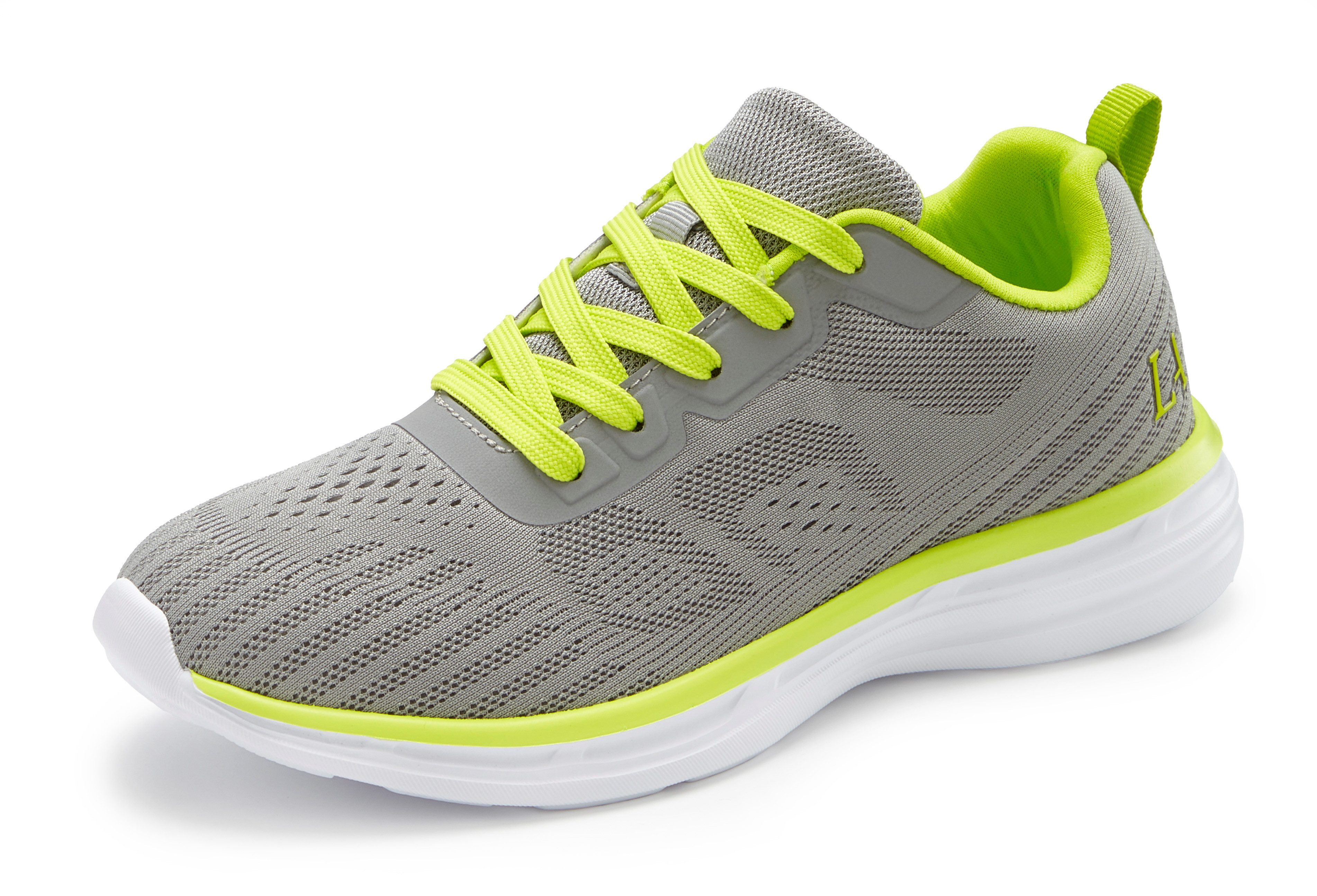 LASCANA Freizeitschuh, Halbschuh, Turnschuhe, Sneaker NEU mit farbigen Details im sportiven Look VEGAN