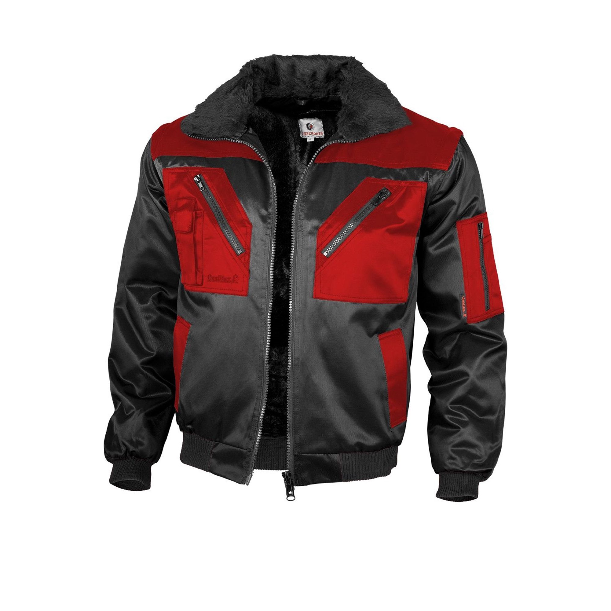 Pilotenjacke modische 4-in-1 Arbeitsjacke aus Mischgewebe - ideale Übergangsjacke