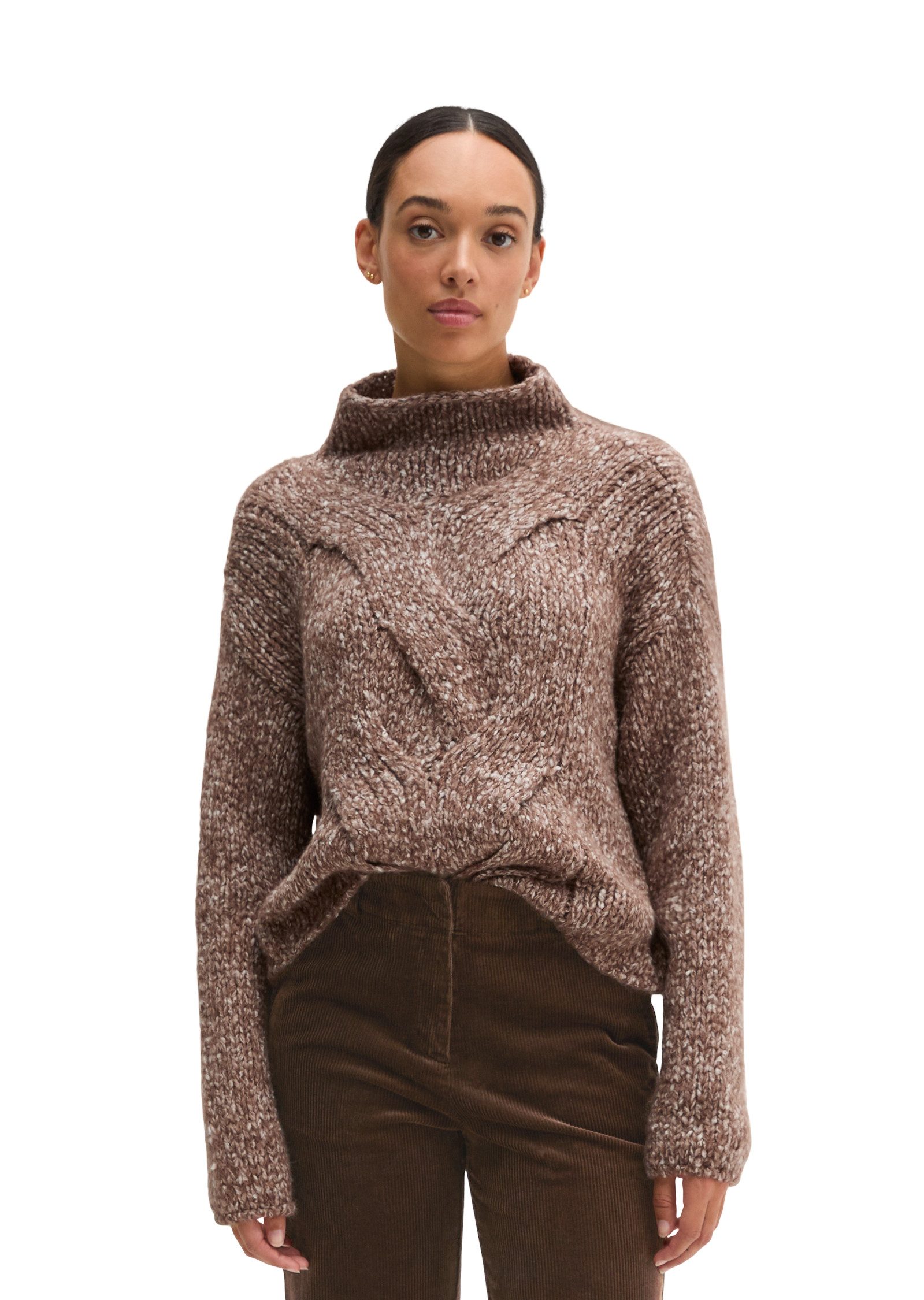 Marc O'Polo Strickpullover relaxed aus softem Alpakawolle-Mix