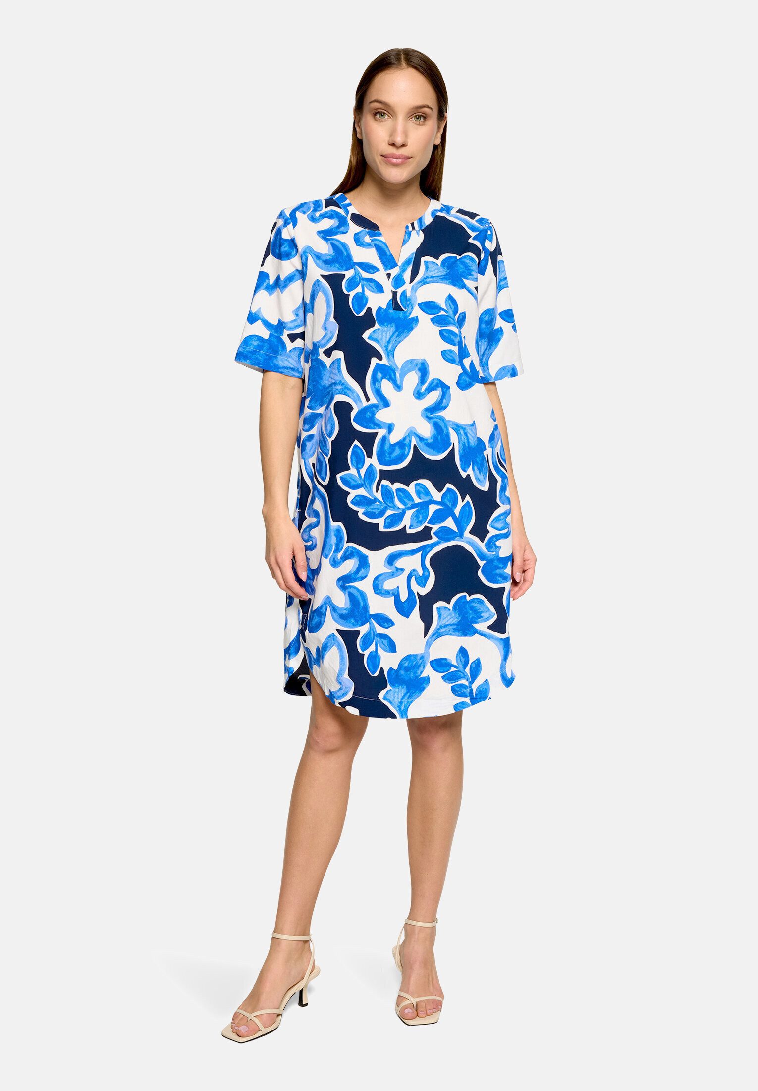 Betty&Co Hemdblusenkleid Damen mit Print