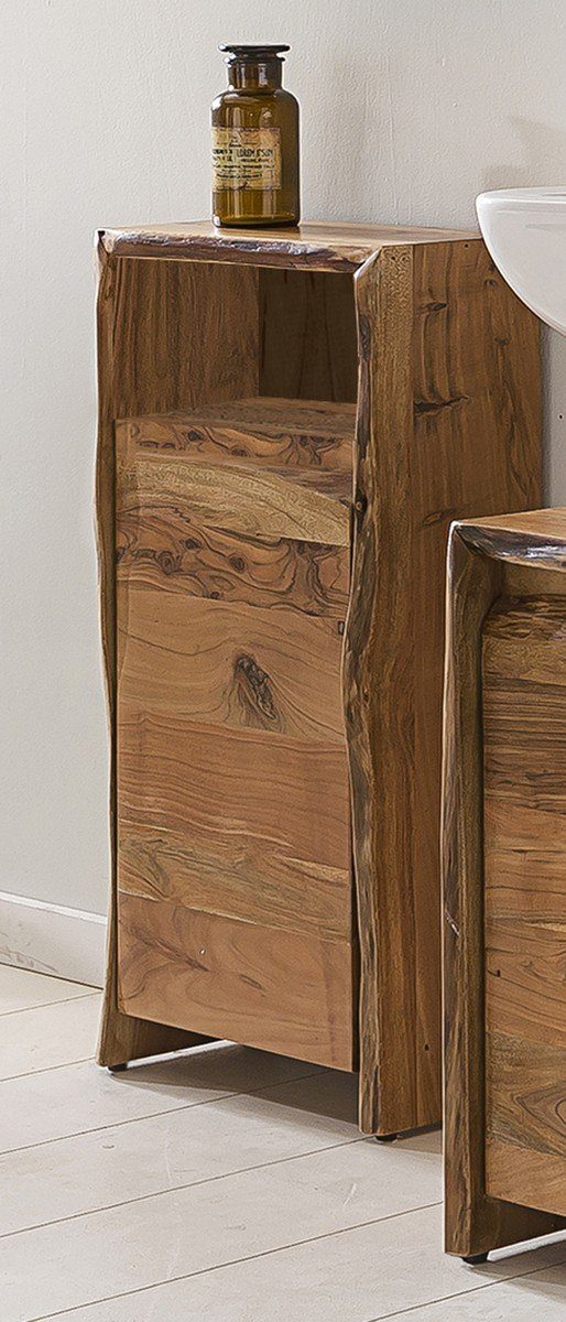 Kasper-Wohndesign Badezimmer Schrank klein Akazie Massiv-Holz »Live
