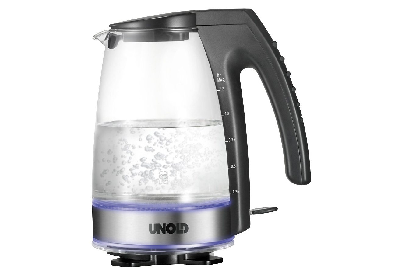 Wasserkocher Glas-18590, 1,2 l, 2300 W Wasserkocher Glas-18590, 1,2 l, 2300 W
