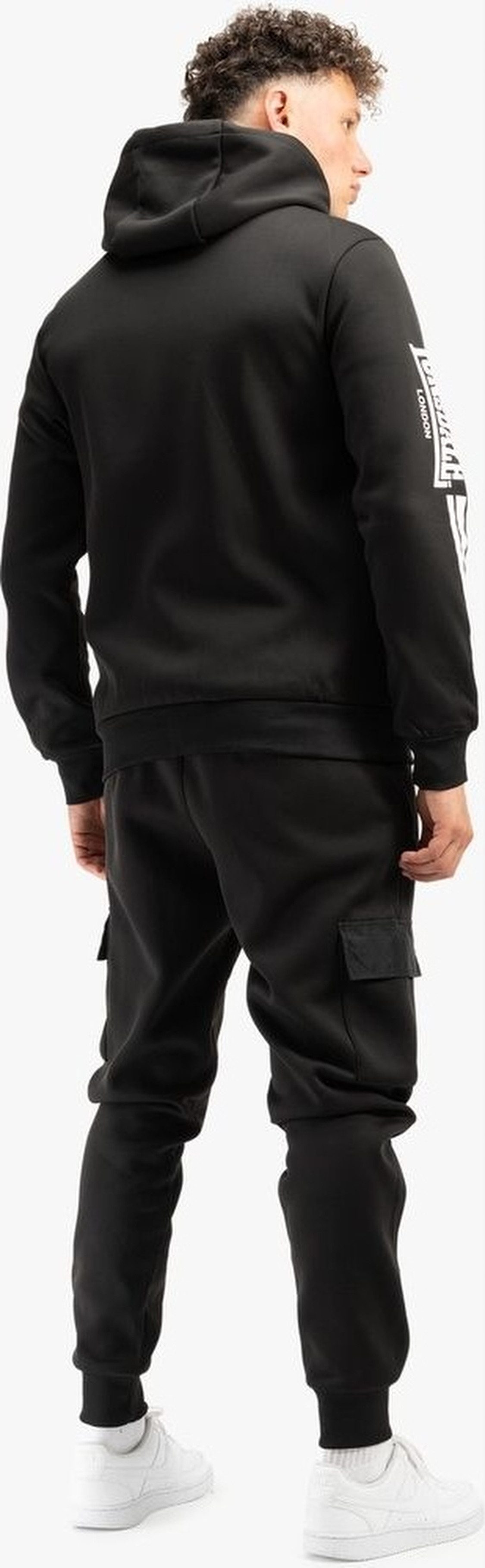 Lonsdale Trainingsanzug Bulough Herren Trainingsanzug mit Kapuze normale Passform – Bild 3 von 3