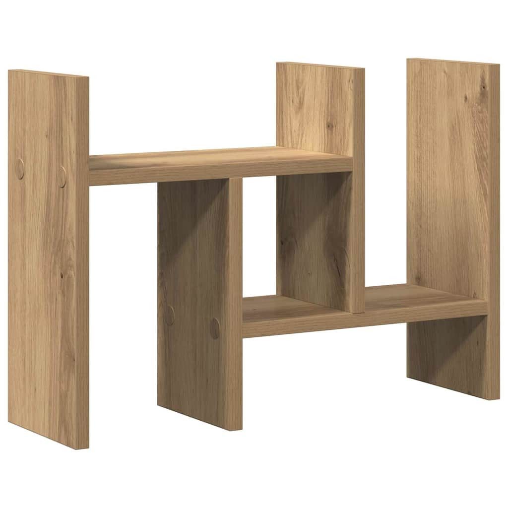 vidaXL Organizer Schreibtisch Organizer Artisan-Eiche 34,5 x 15,5 x 35,5 cm (1 St)