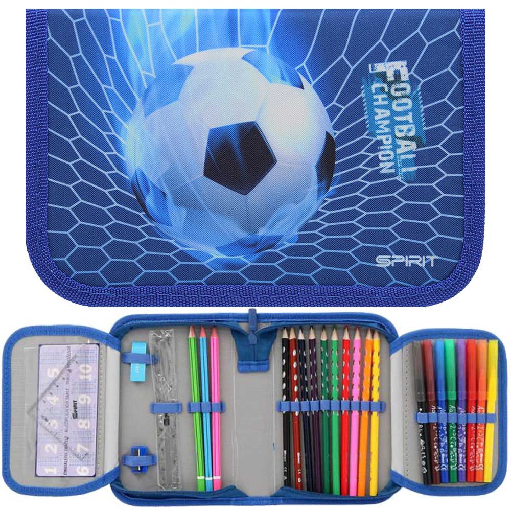 Federmäppchen 28-teilig 2025 Jungen Football
