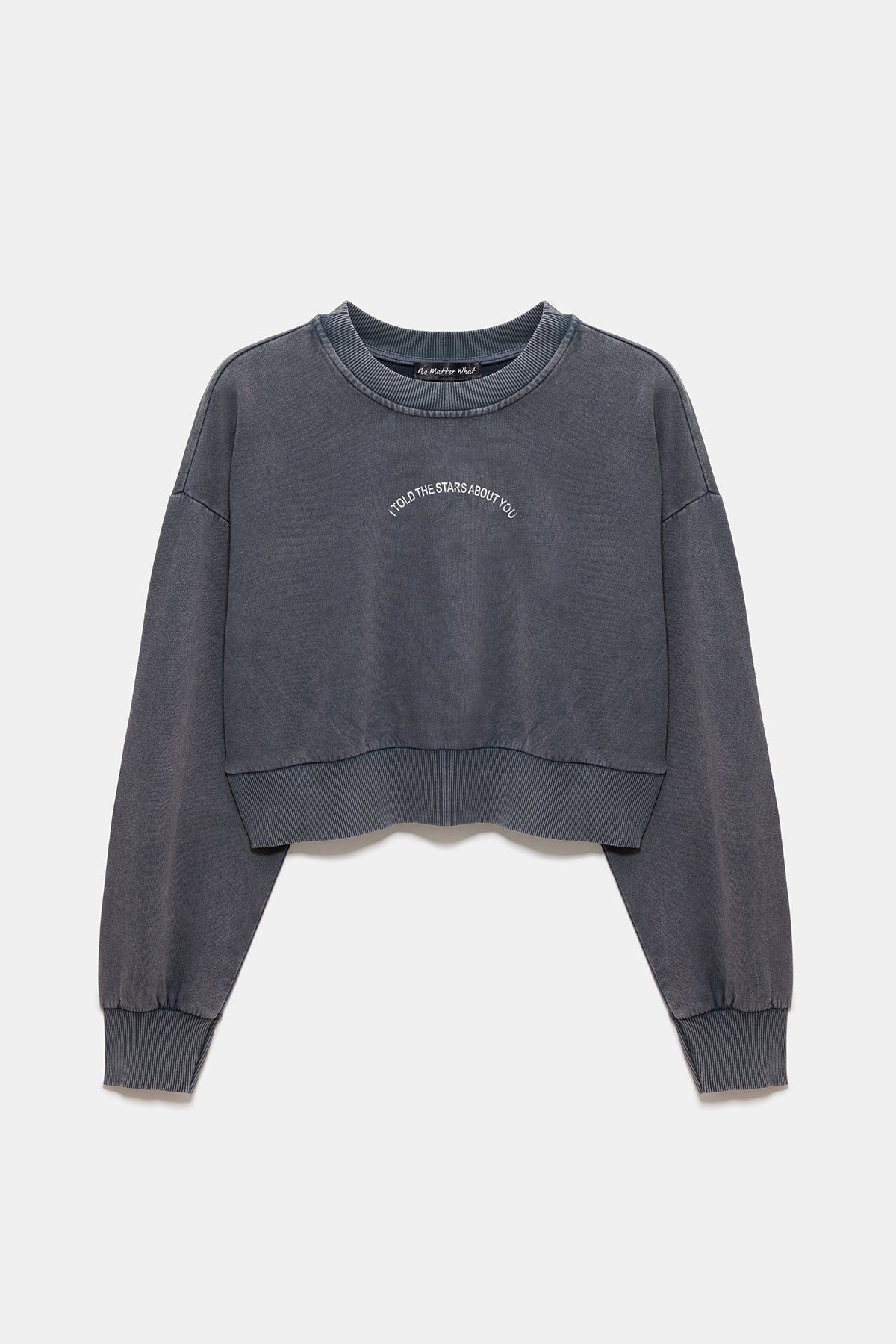 Kapuzensweatshirt Sweatshirt mit Steinverzierungen