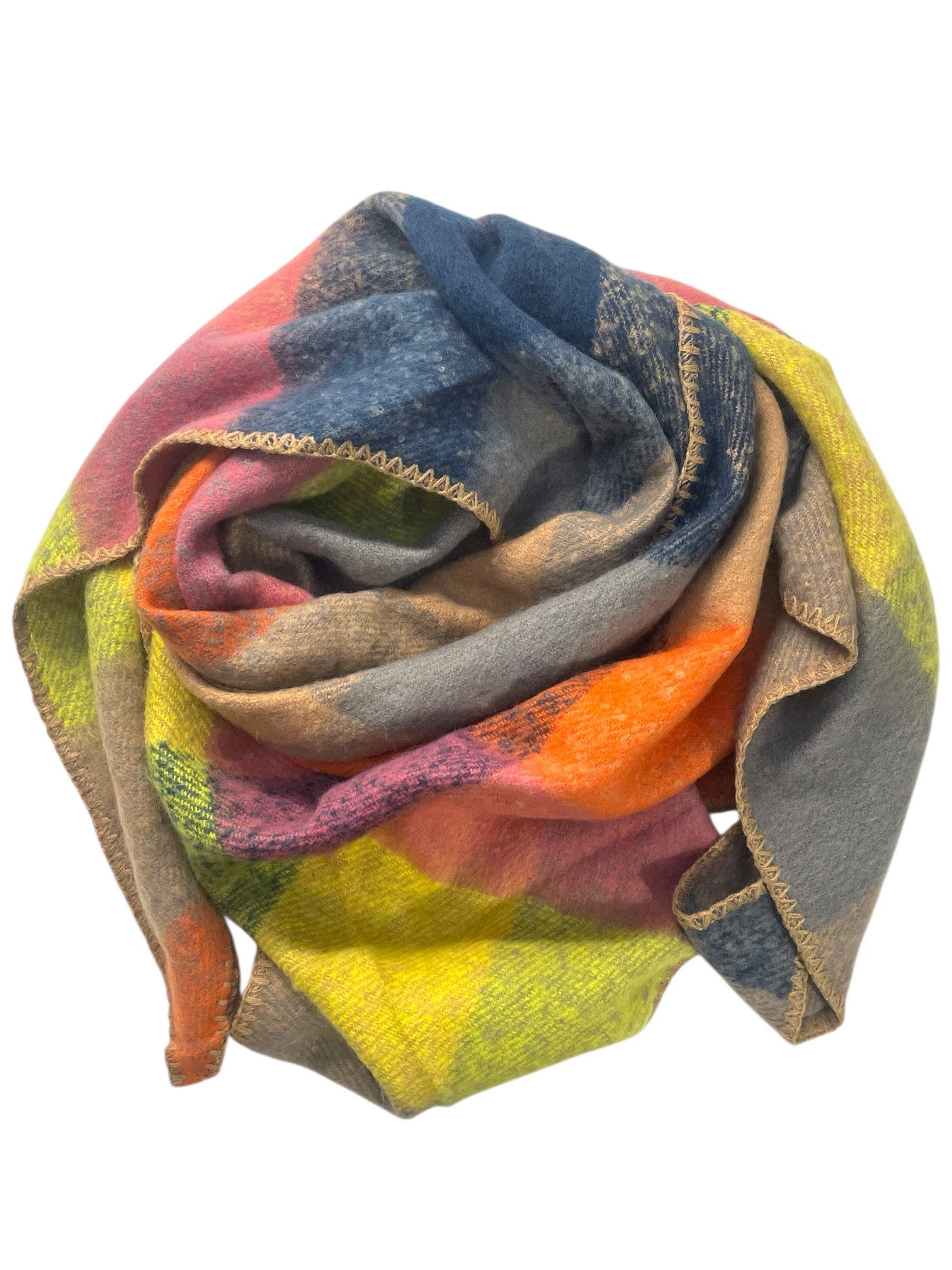 Taschen4life Schal großer Dreiecksschal kariert SW170, modische Tücher & Шали, kuschelweich