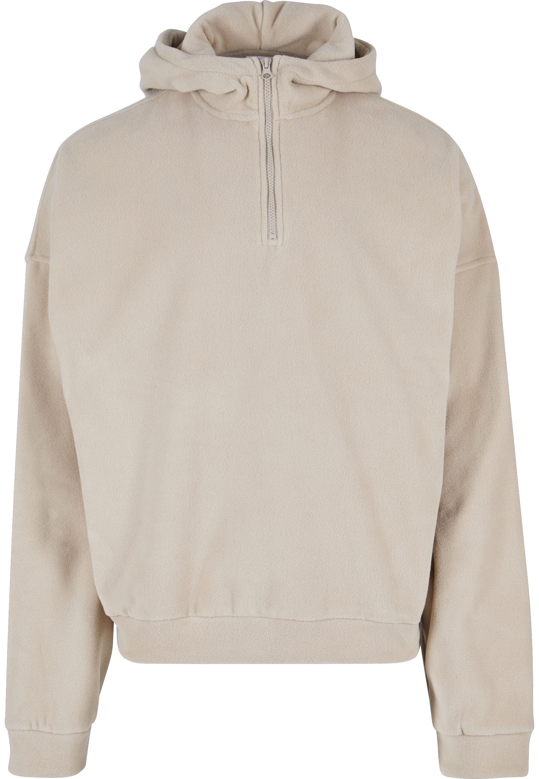 Troyer Urban Classics Herren Oversized Polar Fleece Half Zip Hoody