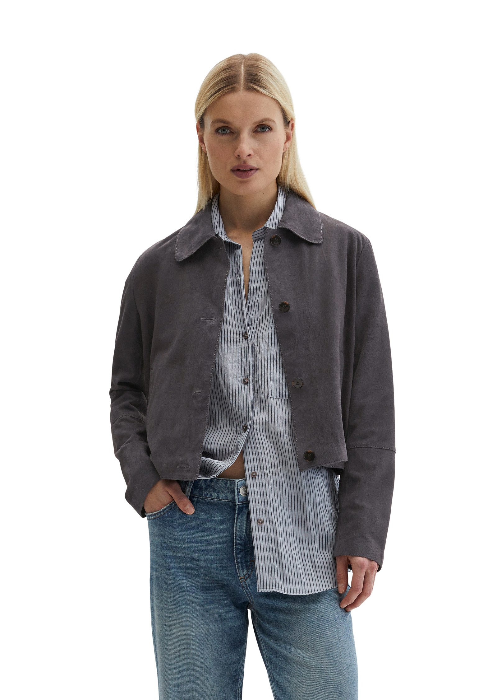 Marc O'Polo Lederjacke aus softem Ziegenleder günstig online kaufen