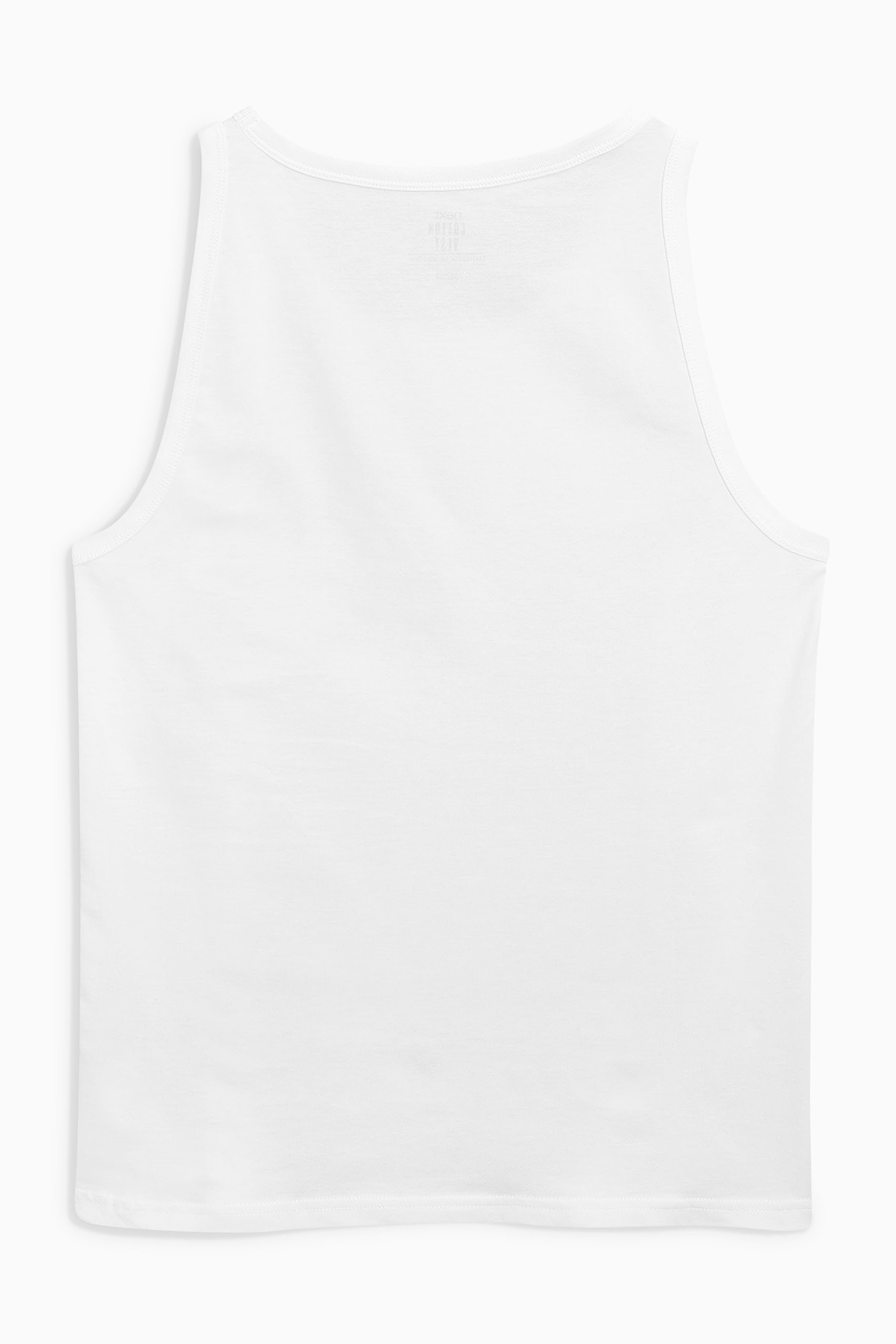 Next aus (2-St) 2er-Pack Trägerhemden Unterhemd White reiner Baumwolle im