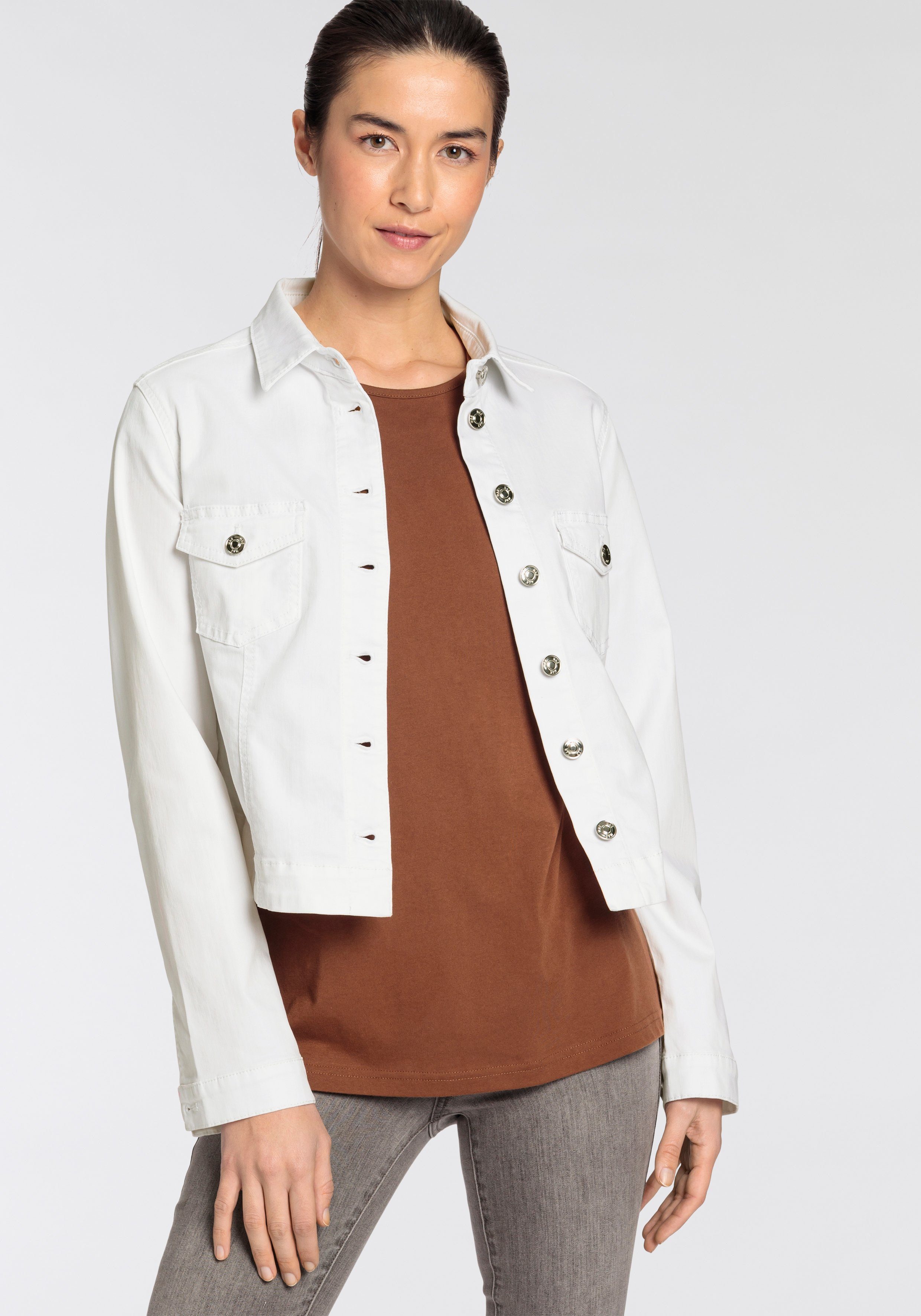 MAC Jeansjacke RICH JACKET aus leichter, günstig online kaufen