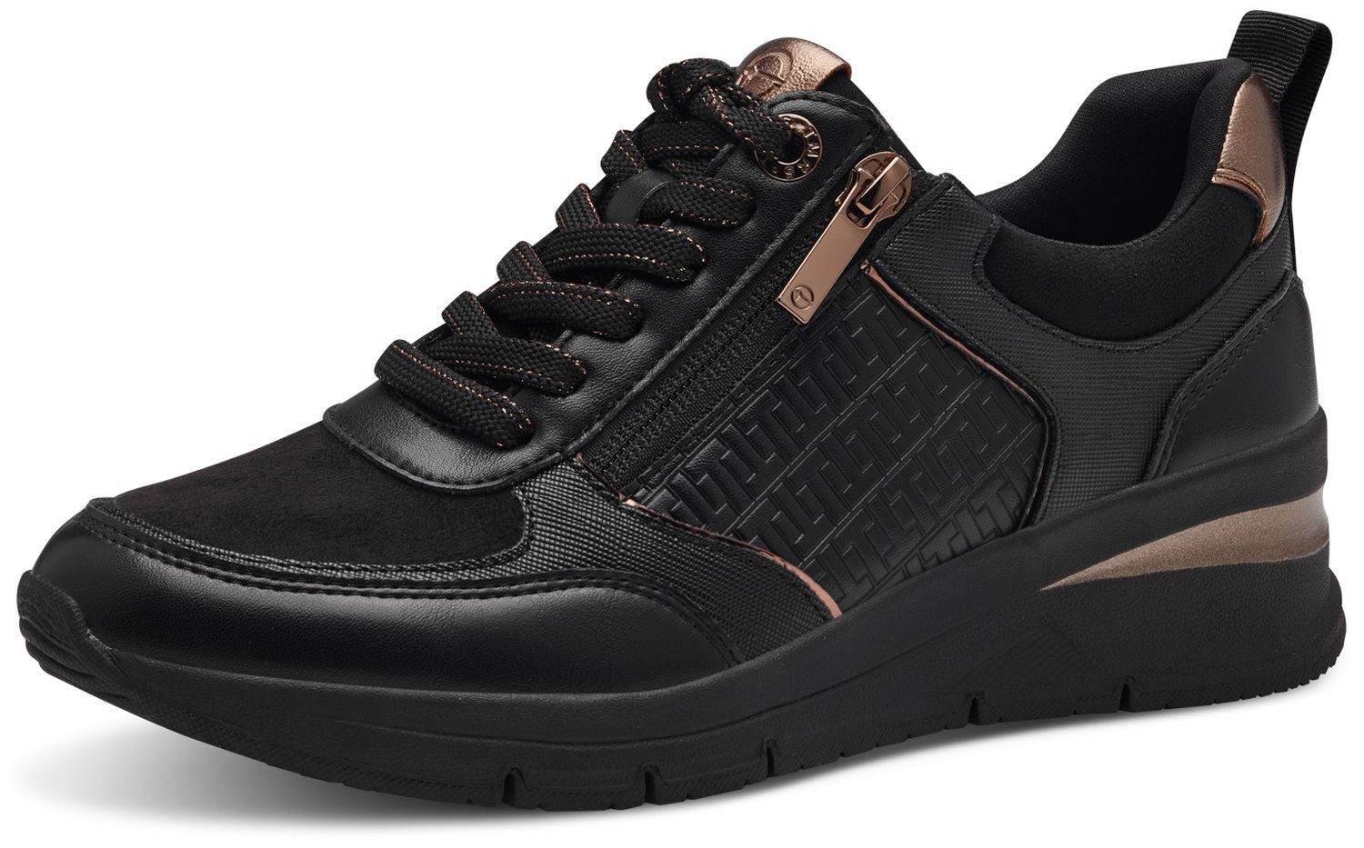 Tamaris Tamaris 23721/42 Black/Copper Sneaker günstig online kaufen