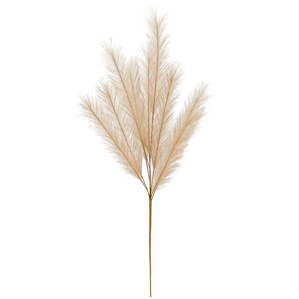 Kunstblume Pampasgras Kunstgras Dekogras Kunststoff 91 cm 1 Stk beige