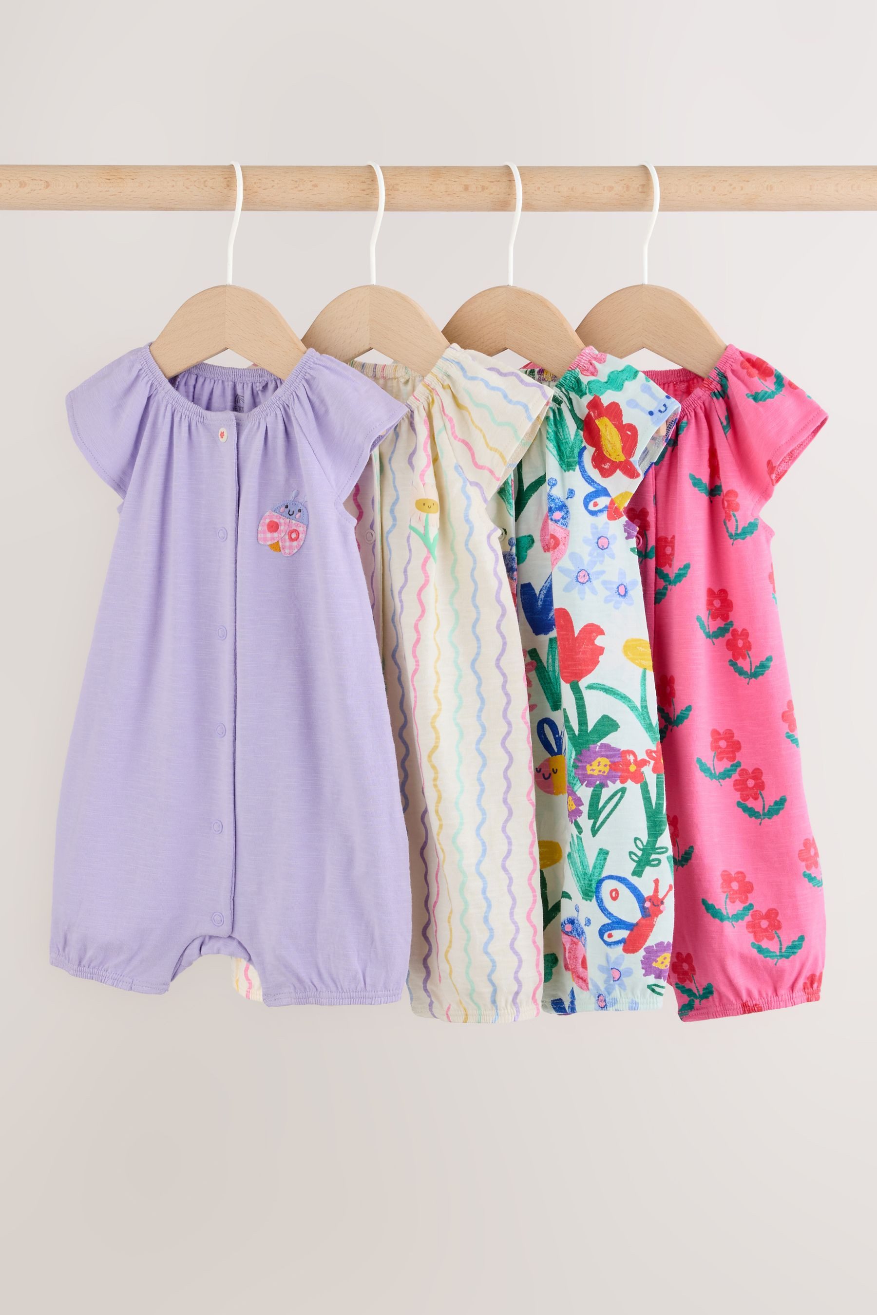 Next Strampler Baby-Strampler aus Jersey (4-tlg)