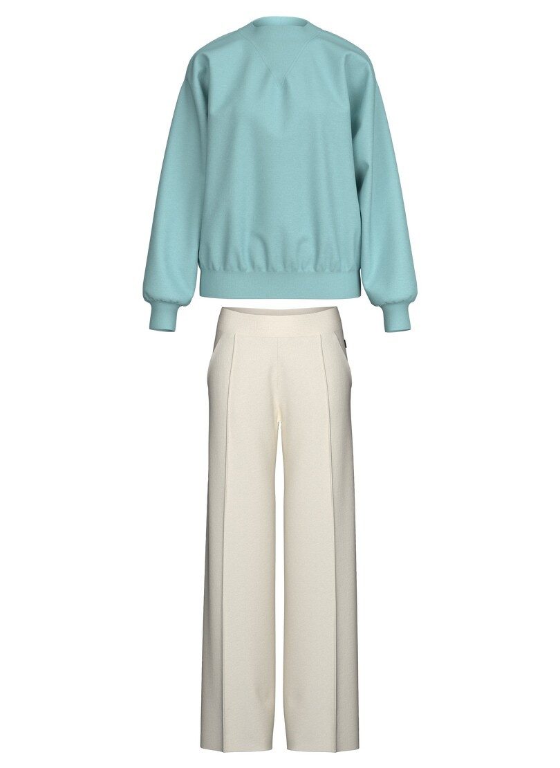 Trigema Freizeitanzug TRIGEMA Outfit im modischen Oversize-Look (1-tlg) – Bild 2 von 3